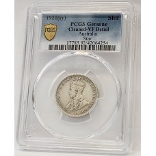 AUSTRALIA 1921 . ONE 1 SHILLING . STAR